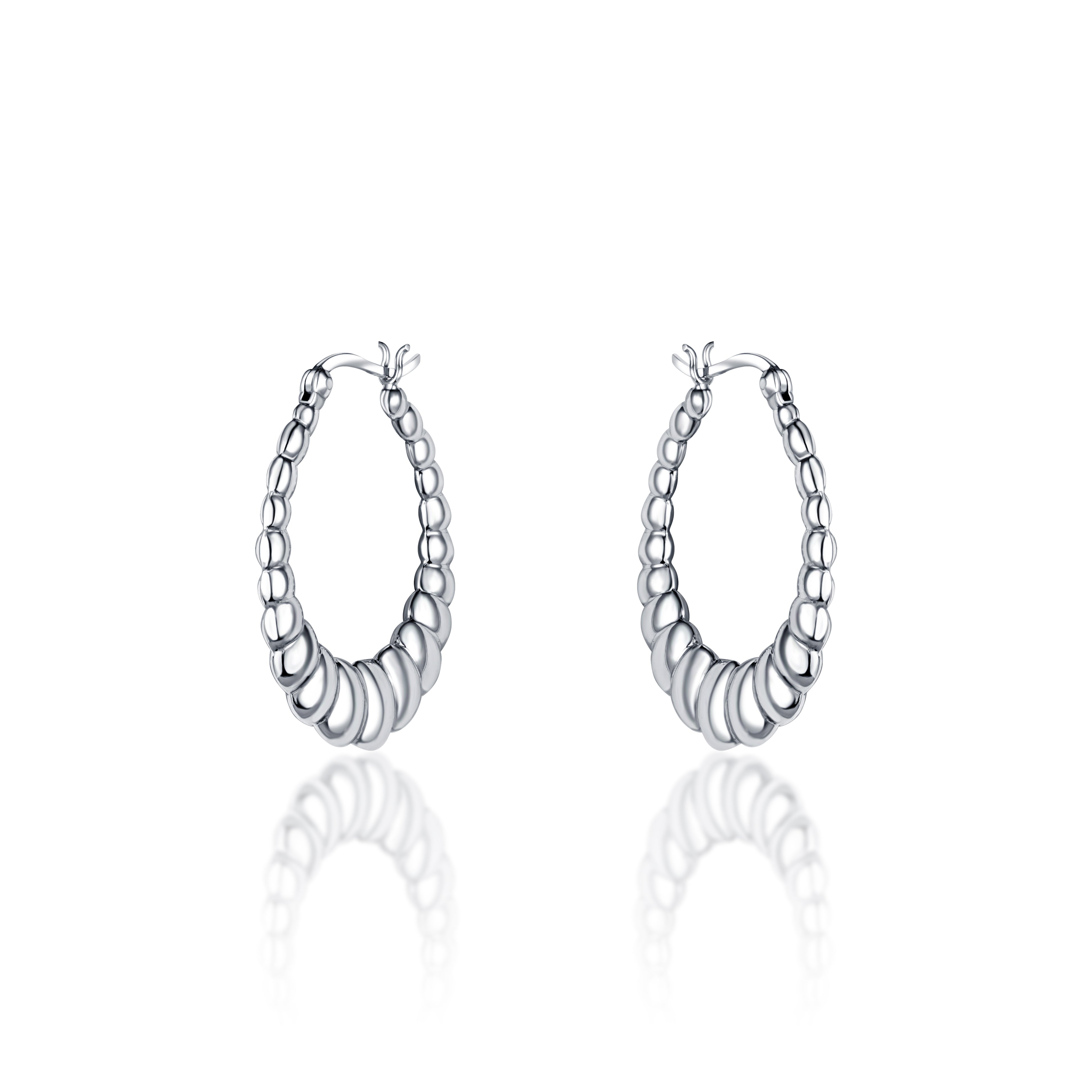 2.5 Inch Endless - Thin Hoop Earrings | Handmade in Brooklyn – Delia Langan  Jewelry